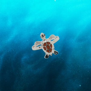 Sea Turtle Sterling Silver Ring