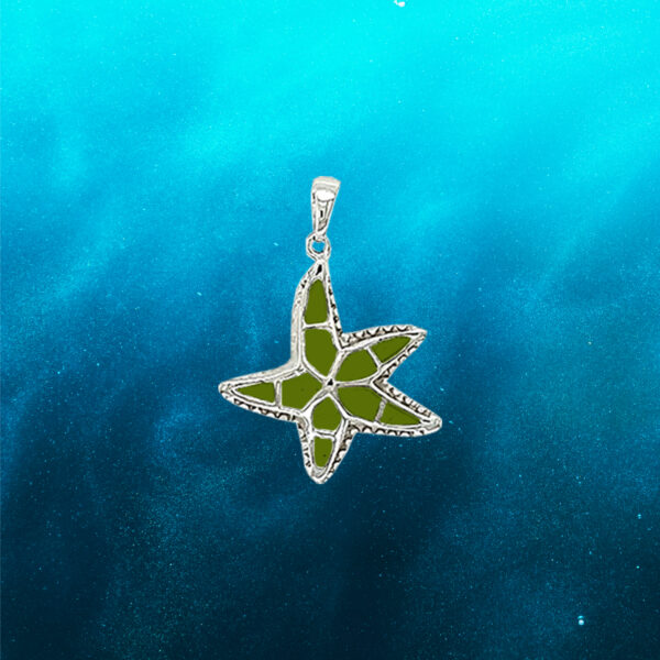 Starfish Sterling Silver Pendant - Type A - Image 2