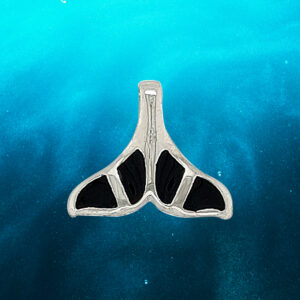 Whale Tail Sterling Silver Pendant