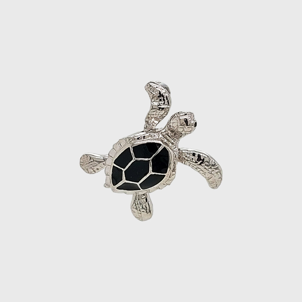 Sea Turtle  Sterling Silver Pendant