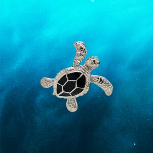 Sea Turtle  Sterling Silver Pendant