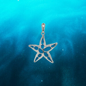 Starfish Sterling Silver Pendant - Type B