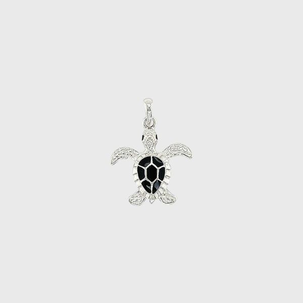 Sea Turtle Sterling Silver Pendant - Image 3