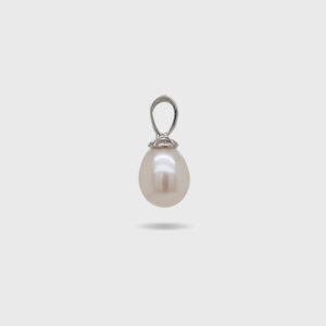 Sterling Silver Bail with 10mm Freshwater Pearl Pendant