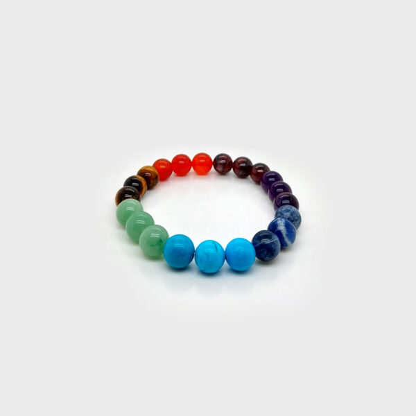 7 Chakras Multi-stone Beads Elastic Bracelet