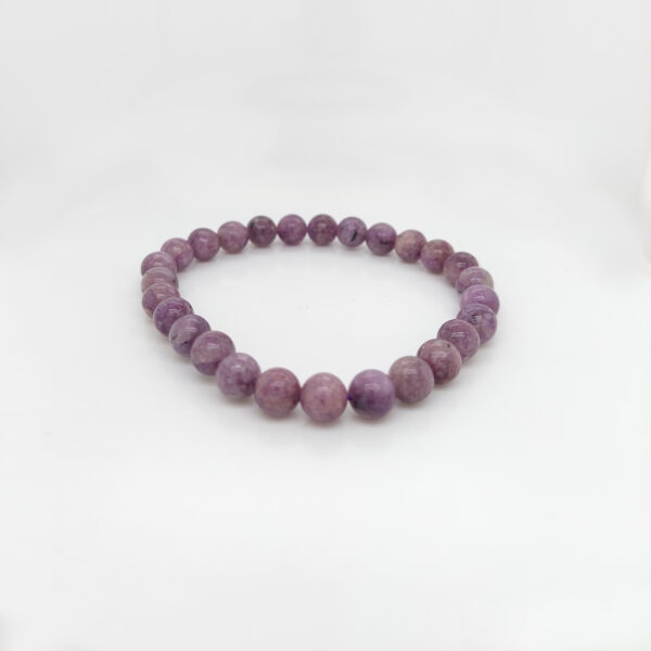 Charoite Stone Beads Elastic Bracelet