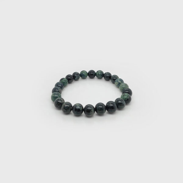 Kambaba Jasper Stone Beads Elastic Bracelet