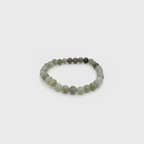 Labradorite Stone Beads Elastic Bracelet