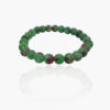 Ruby Zoisite Stone Beads Elastic Bracelet