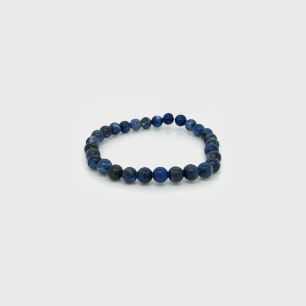 Sodalite Stone Beads Elastic Bracelet