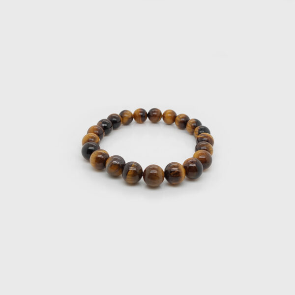 Tiger Eye Stone Beads Elastic Bracelet