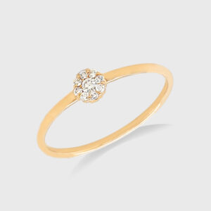 18K Gold Illusion Diamond Ring - Design 1